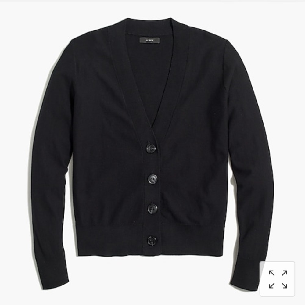 J. Crew v-neck cotton cardigan- NWT